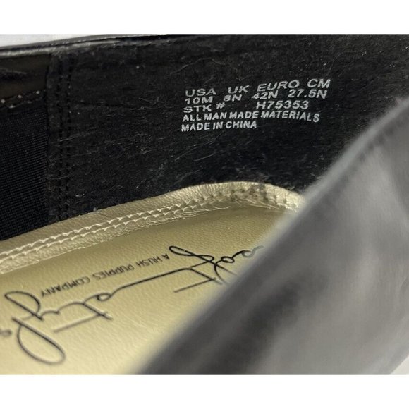 Soft Style Women's 10M Black Slip On Round Toe Faux Leather Low Heel Shoes - Picture 7 of 8